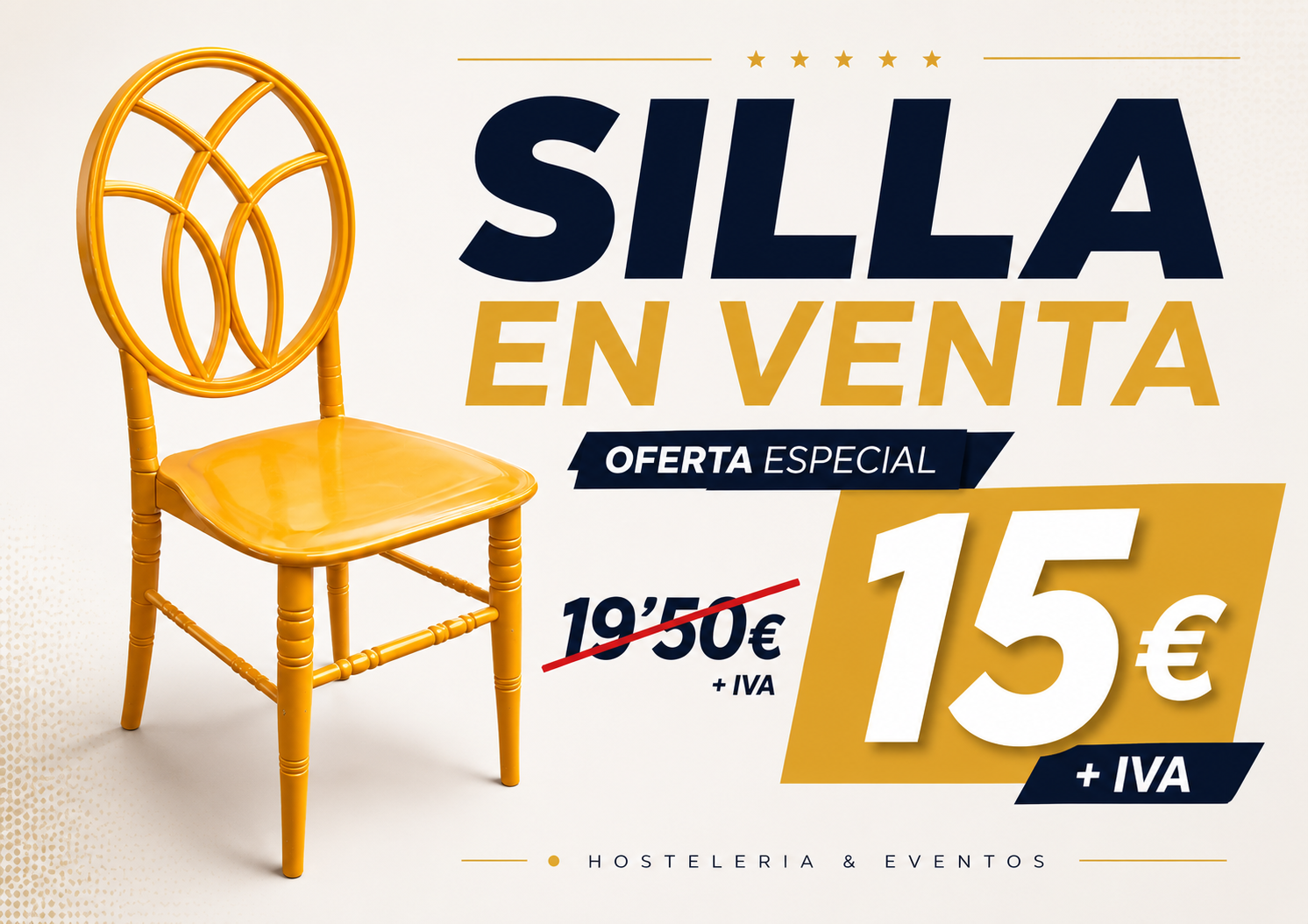 Silla Azahara Oro EN VENTA "EN OFERTA!!!"